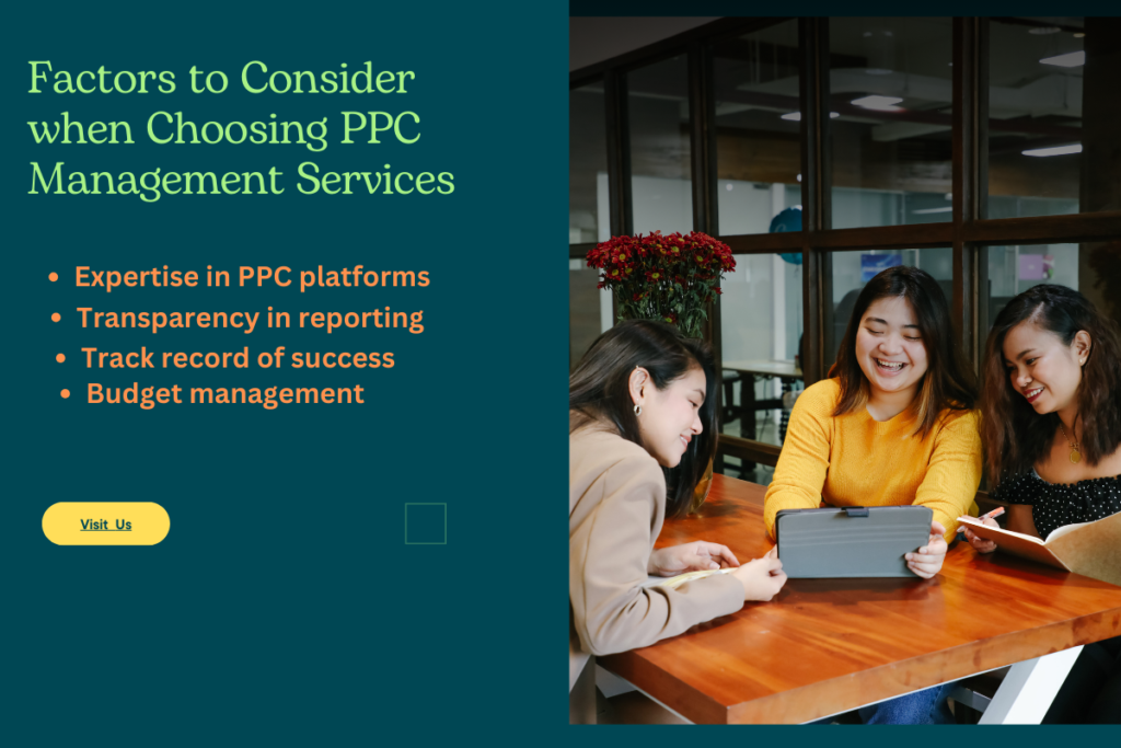 Factors to Consider when Choosing PPC Management Services