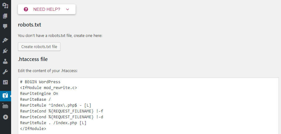 robots.txt file in wordpress 