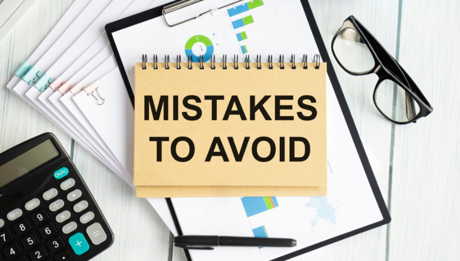 mistakes to avoid
